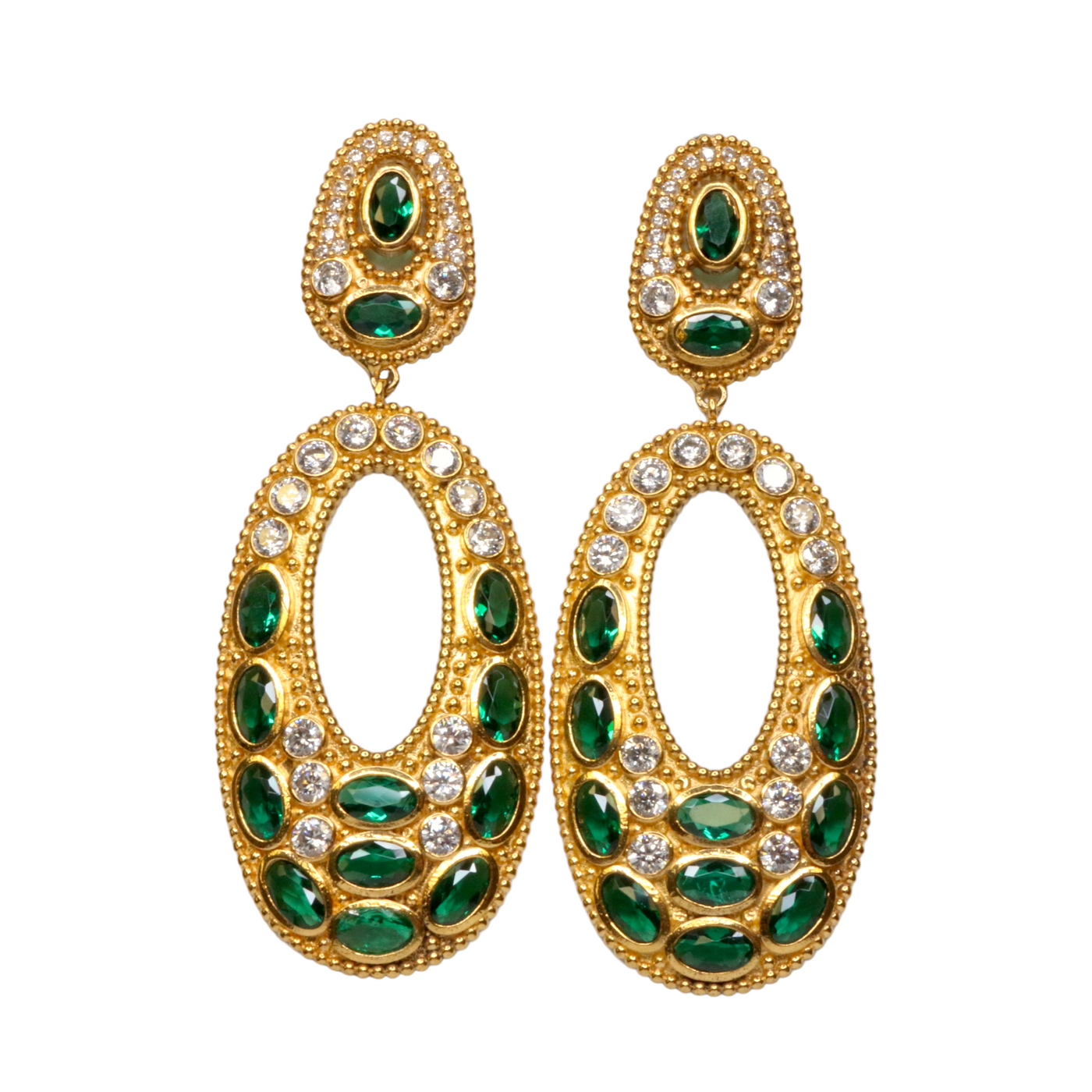 Riviera Radiance Drop Earrings