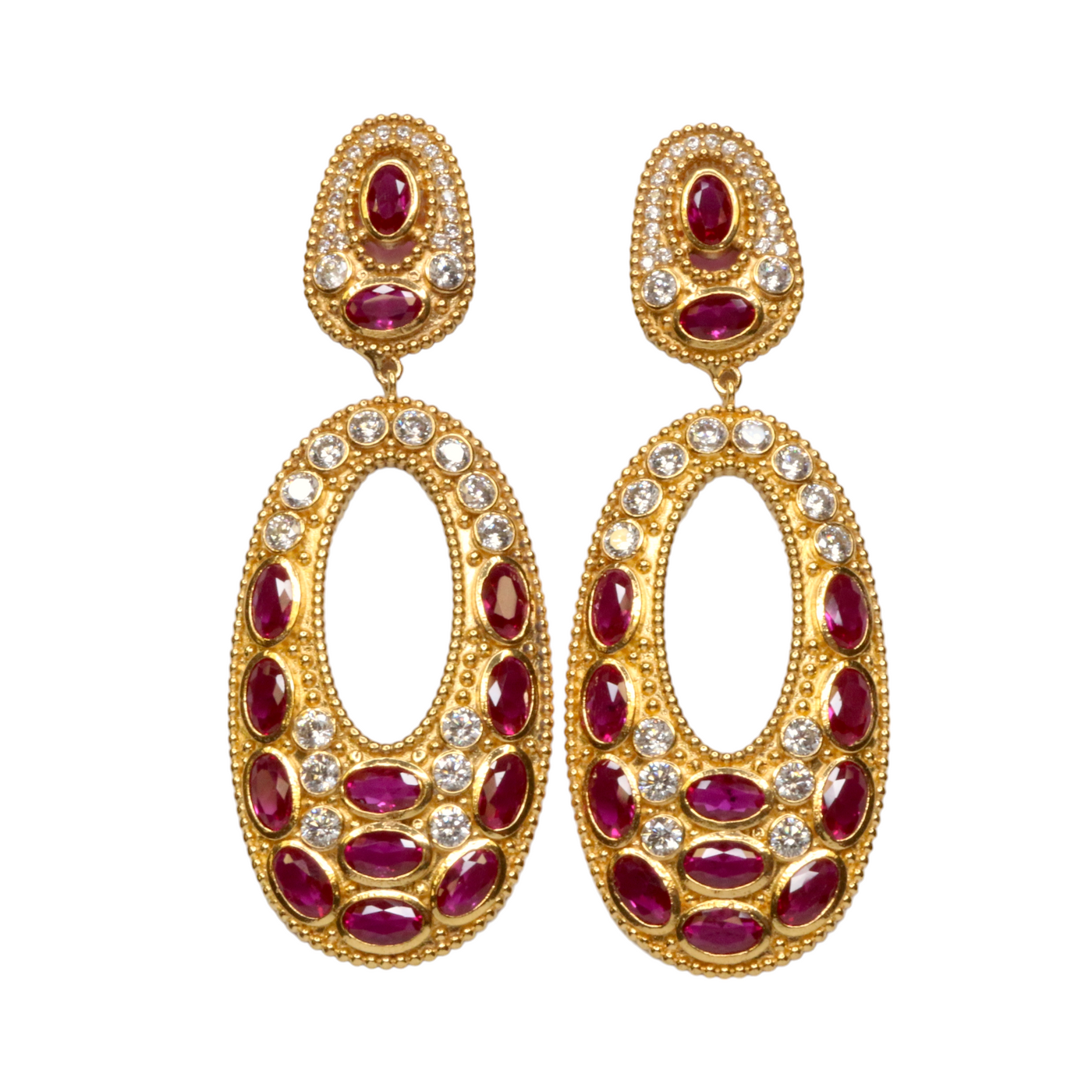 Riviera Radiance Drop Earrings