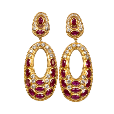 Riviera Radiance Drop Earrings