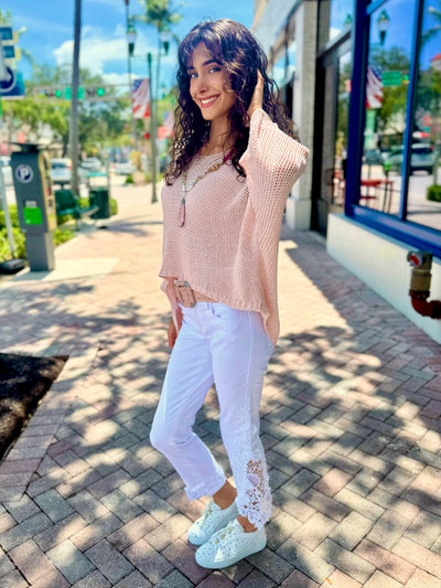 Summer Sunshine Embroidered Jeans