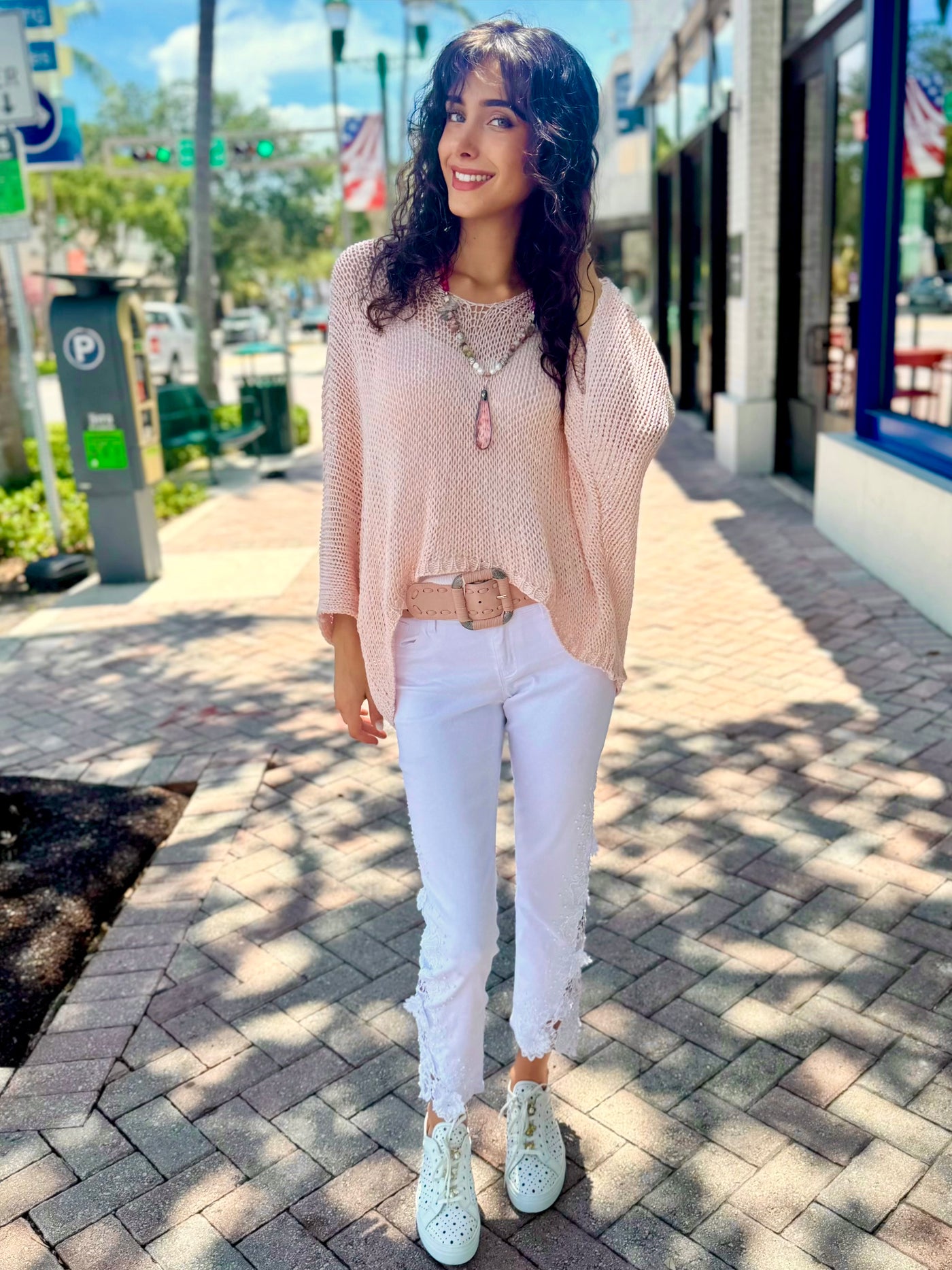 Summer Sunshine Embroidered Jeans