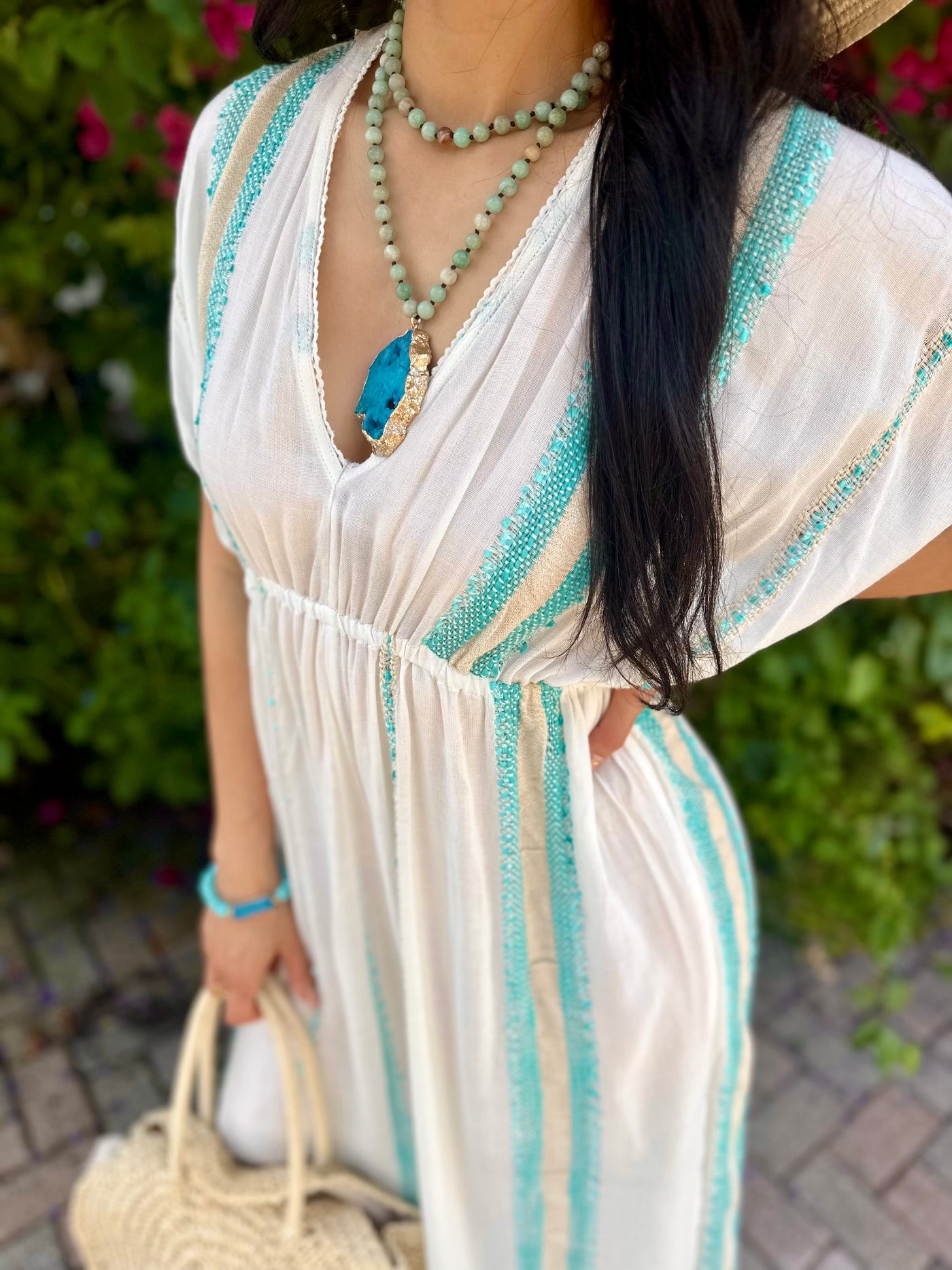 Turquoise Waters Maxi Dress Bolufe Boutique Turquoise Waters Maxi Dress Bolufe Boutique