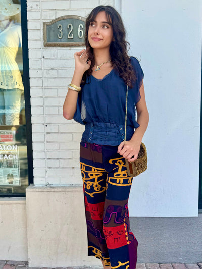 Tribal Rhythm Wide Leg Pants