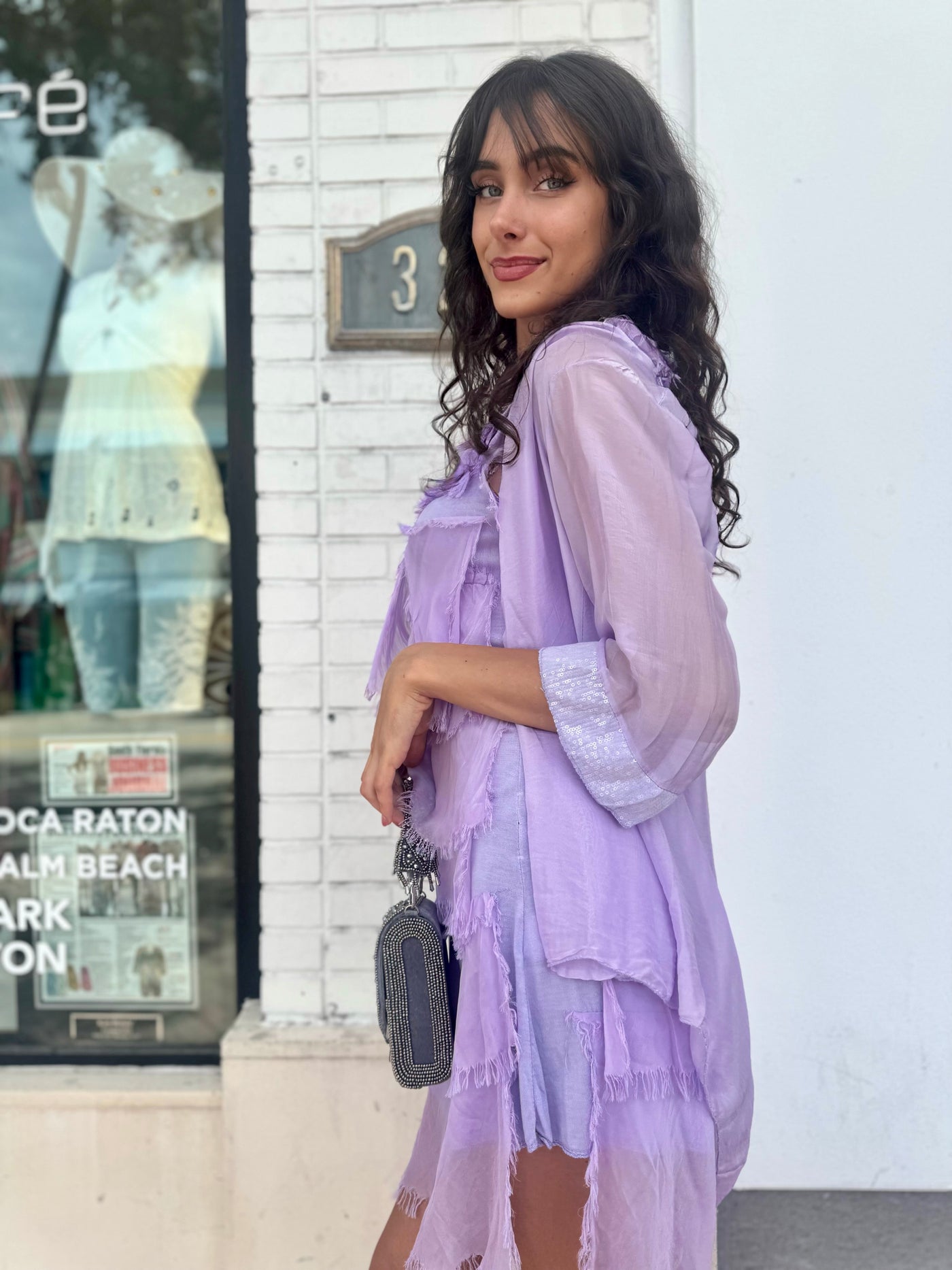 Addilyn Silk Tiered Dress