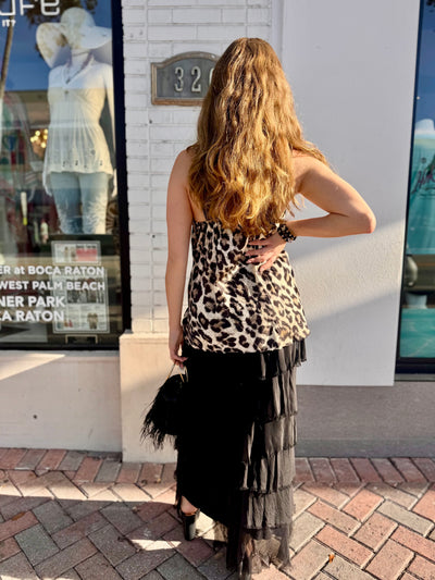 Amalfi Silk Tiered Skirt