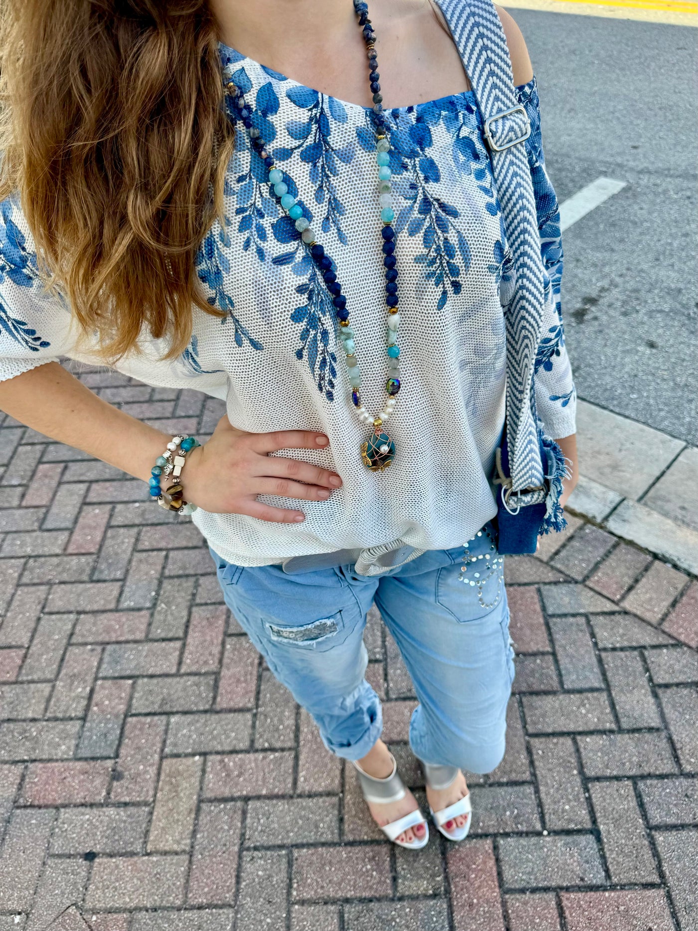 Amour Denim Jogger Pants