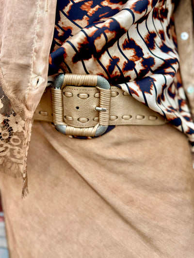 Barcelona Stretch Buckle Belt