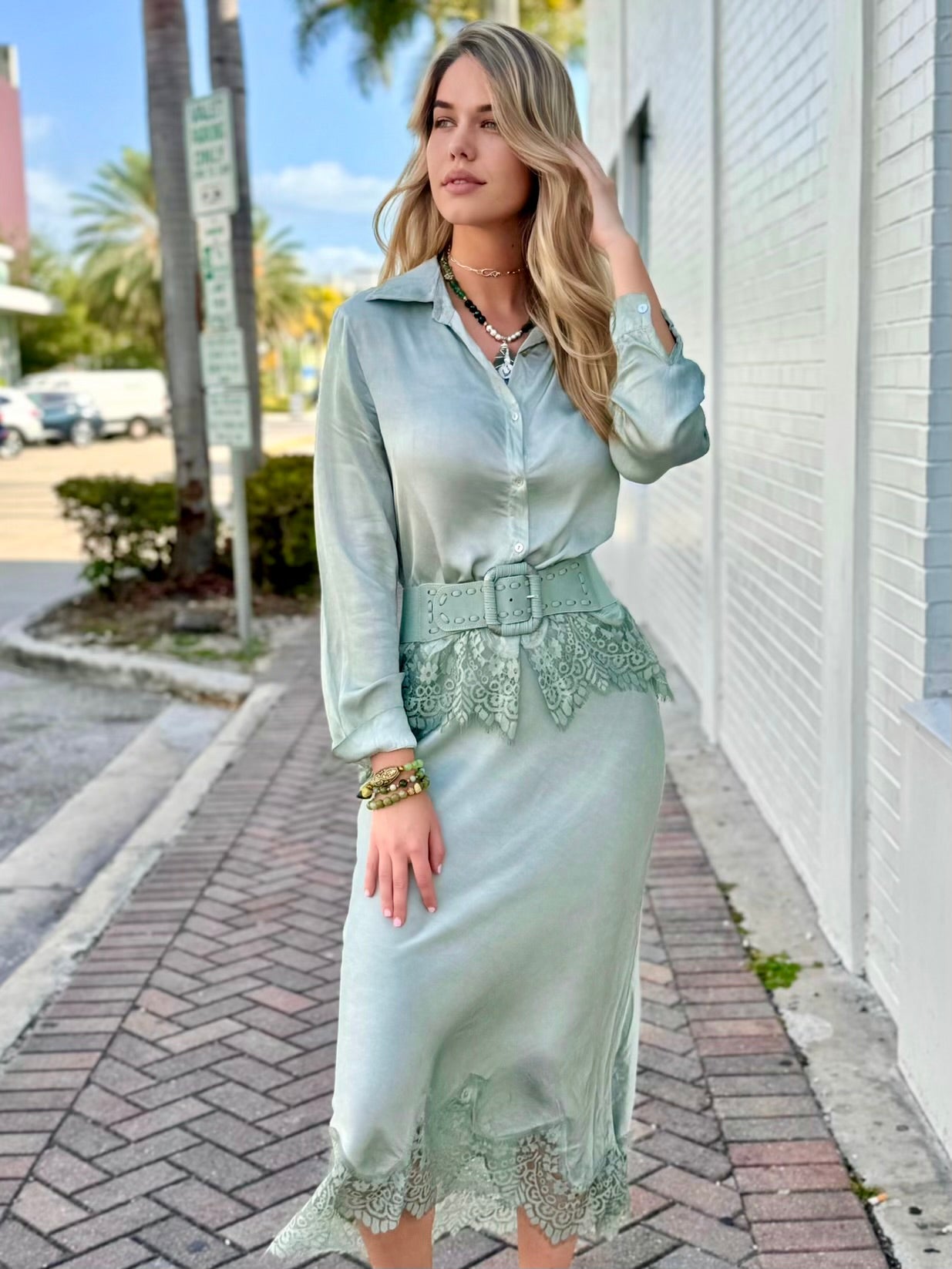 Barcelona Stretch Buckle Belt