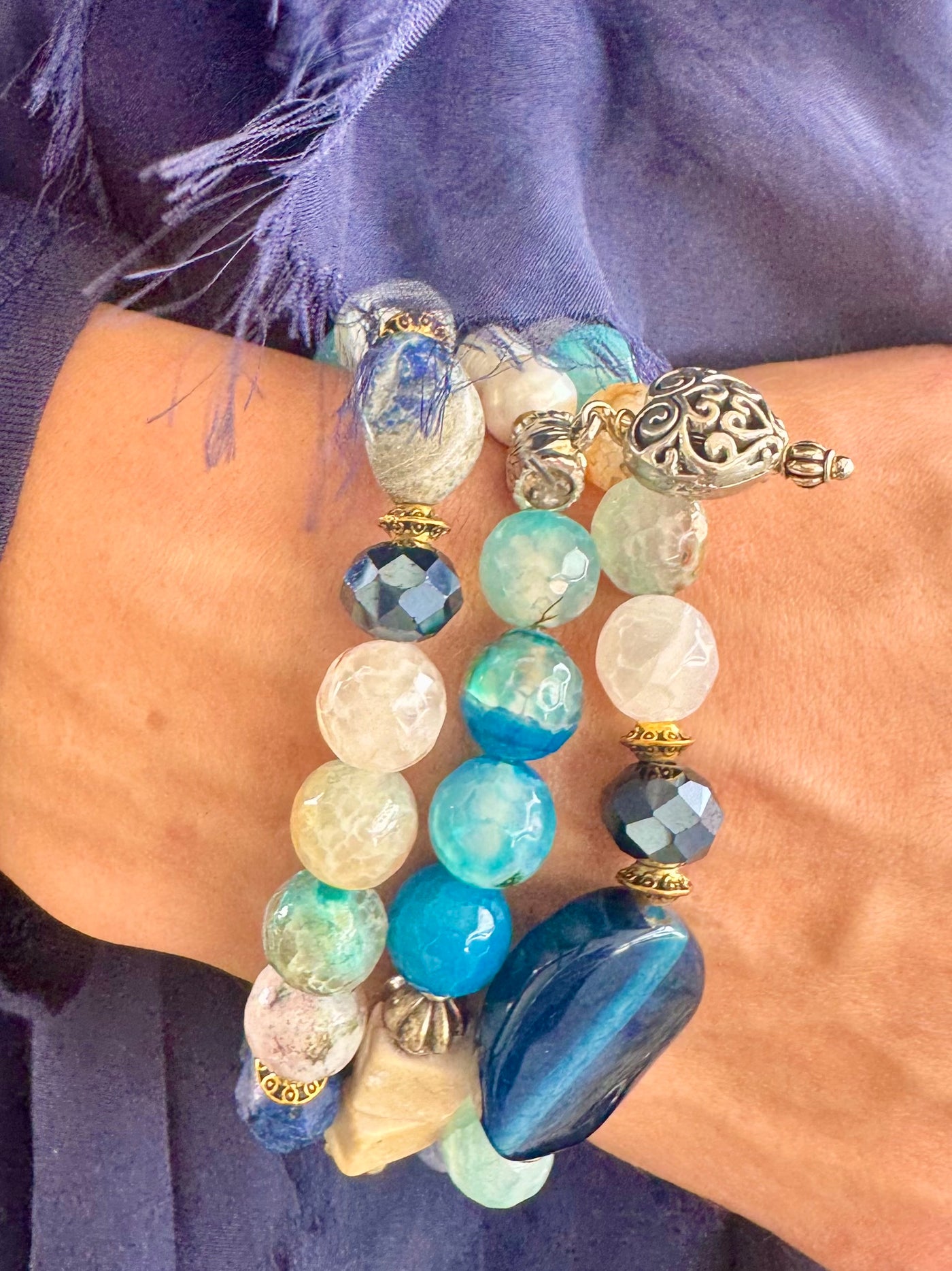 Blue Ivy Stretch Bracelet