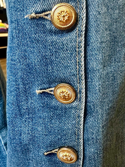 Brooklyn Button Flare Jean