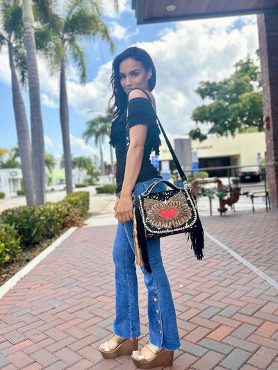 Brooklyn Button Flare Jean