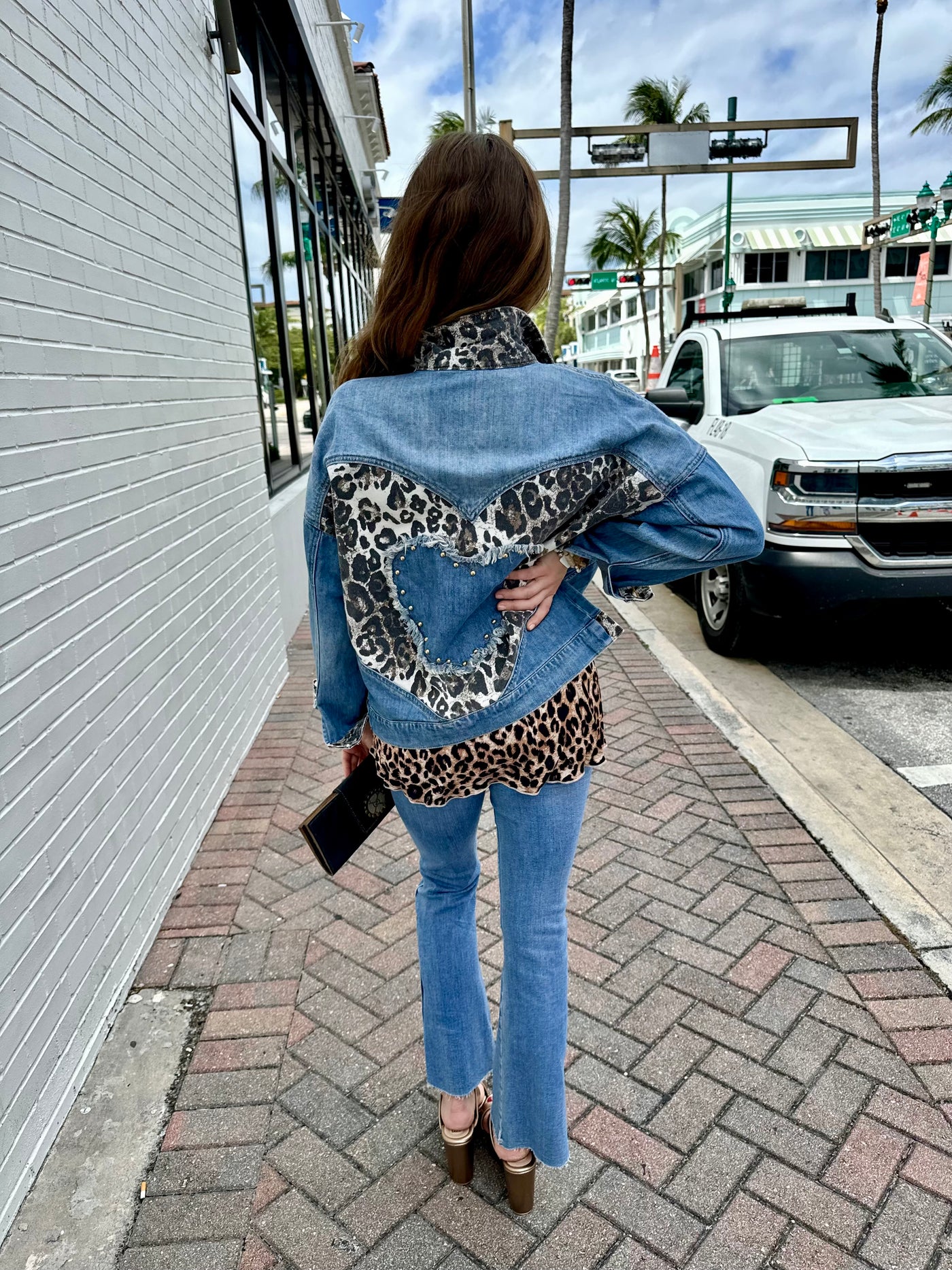 Brooklyn Button Flare Jean