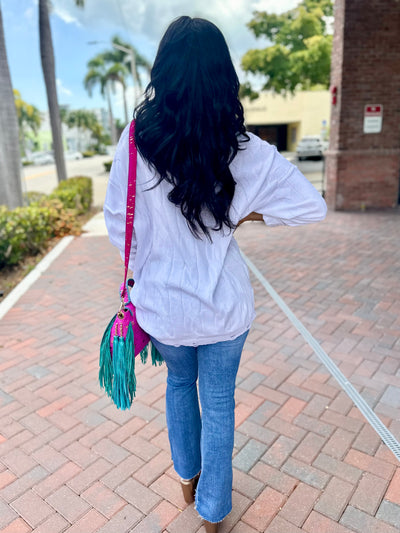 Brooklyn Button Flare Jean