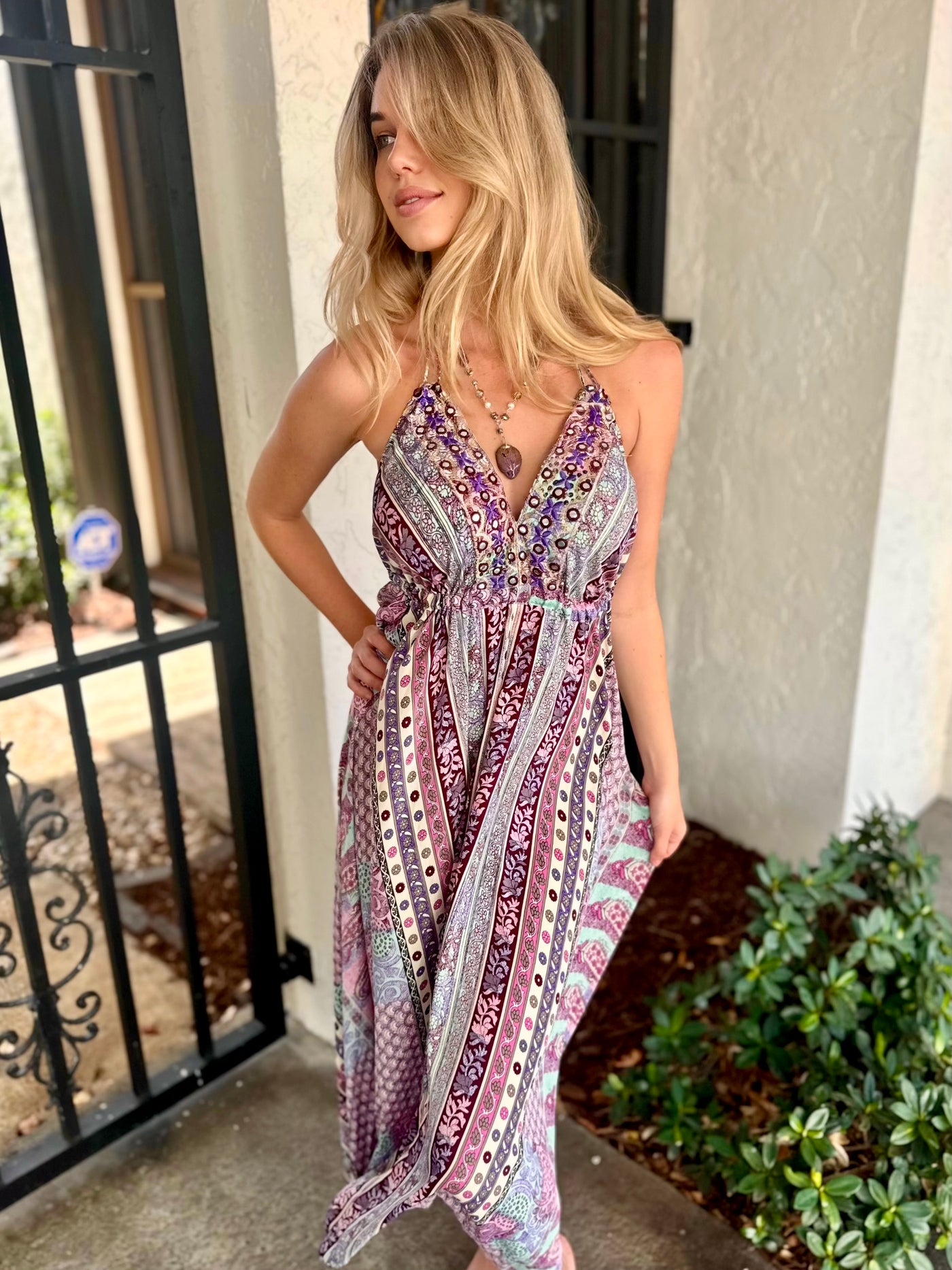 cabana maxi dress Cabana Club Strapless Smocked Maxi Dress (Black) Simply Me Boutique M 6/8