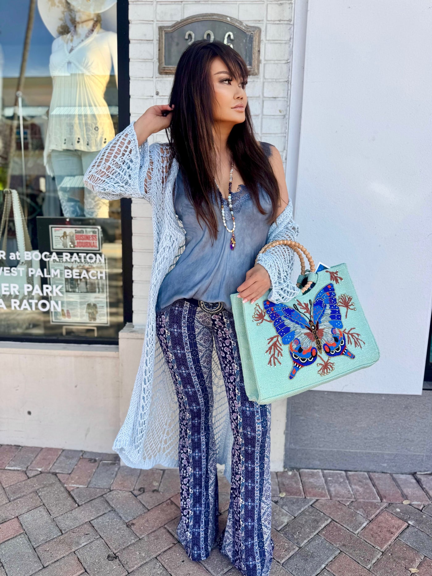 Cancun Crochet Midi Cardigan