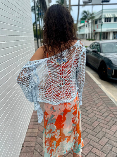 Cancun Crochet Tie Top