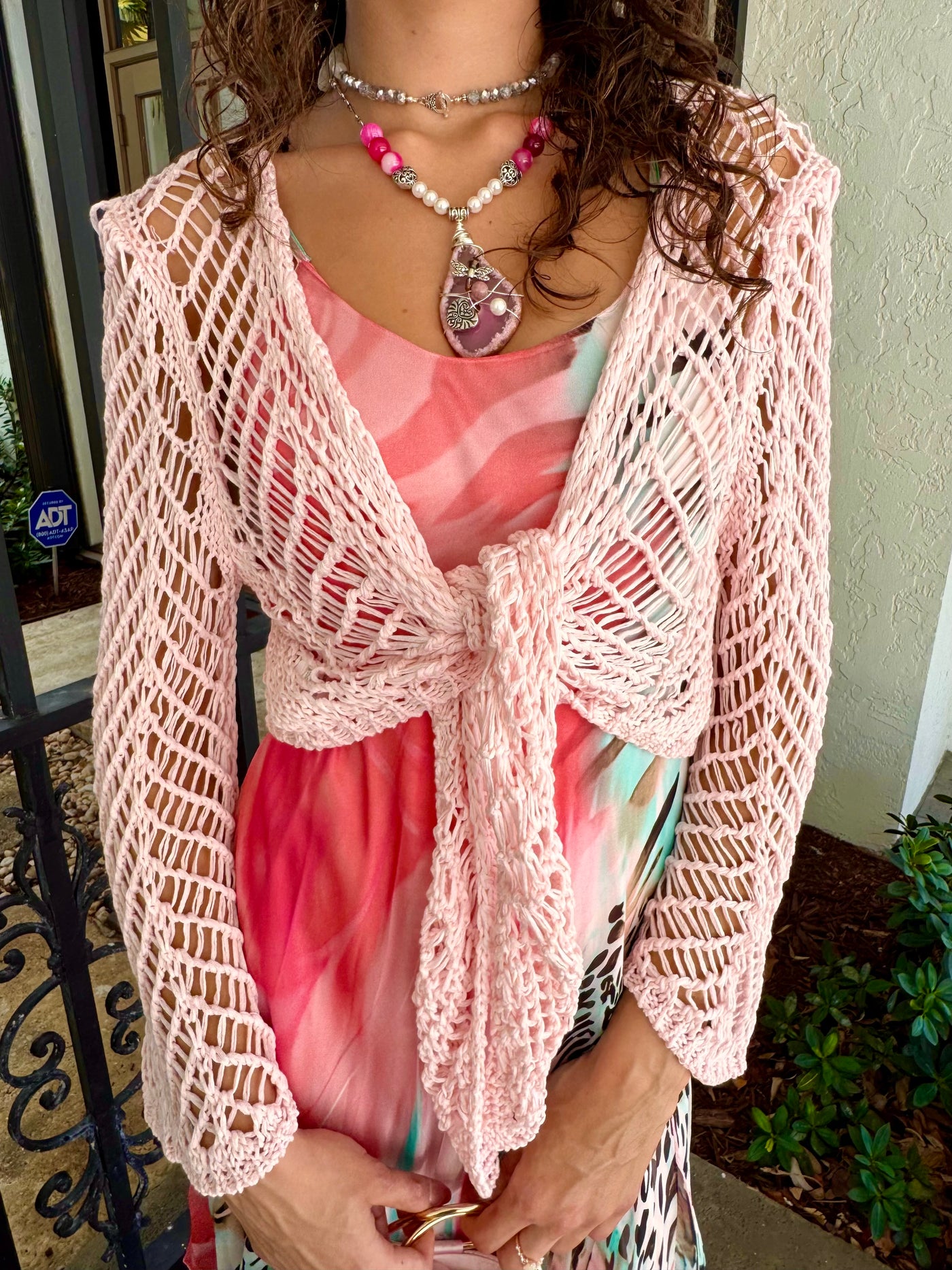 Cancun Crochet Tie Top