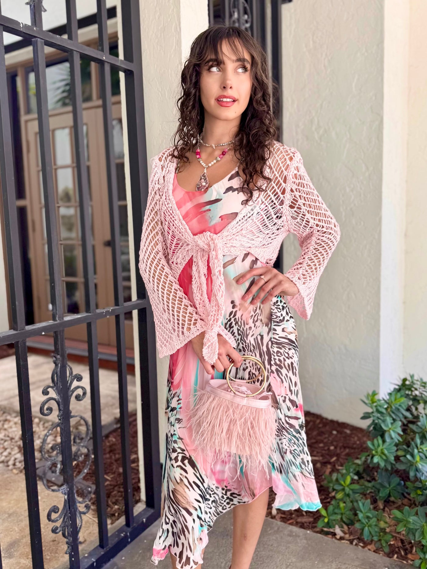 Cancun Crochet Tie Top