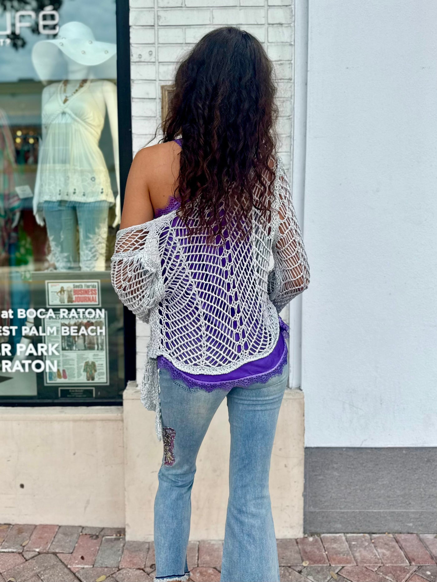 Cancun Crochet Tie Top