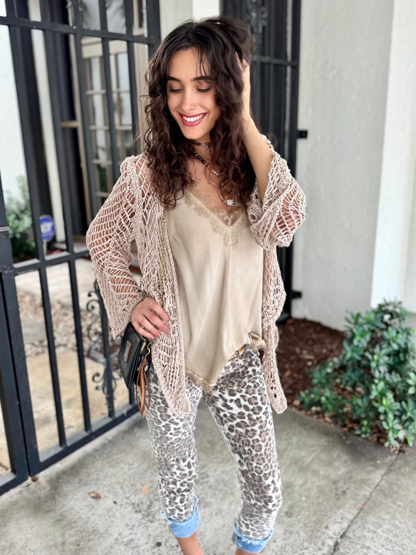 Cancun Crochet Tie Top