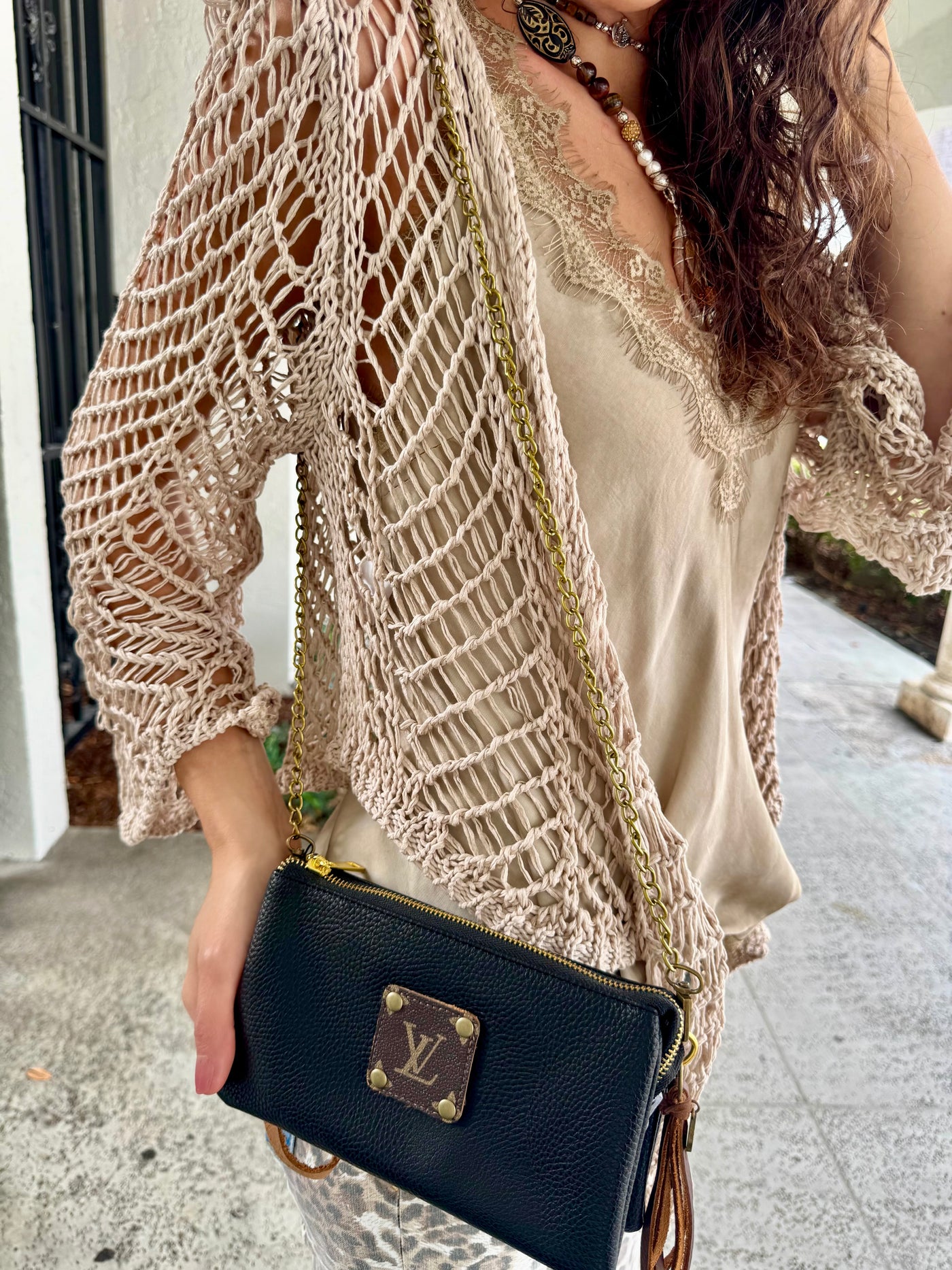 Cancun Crochet Tie Top