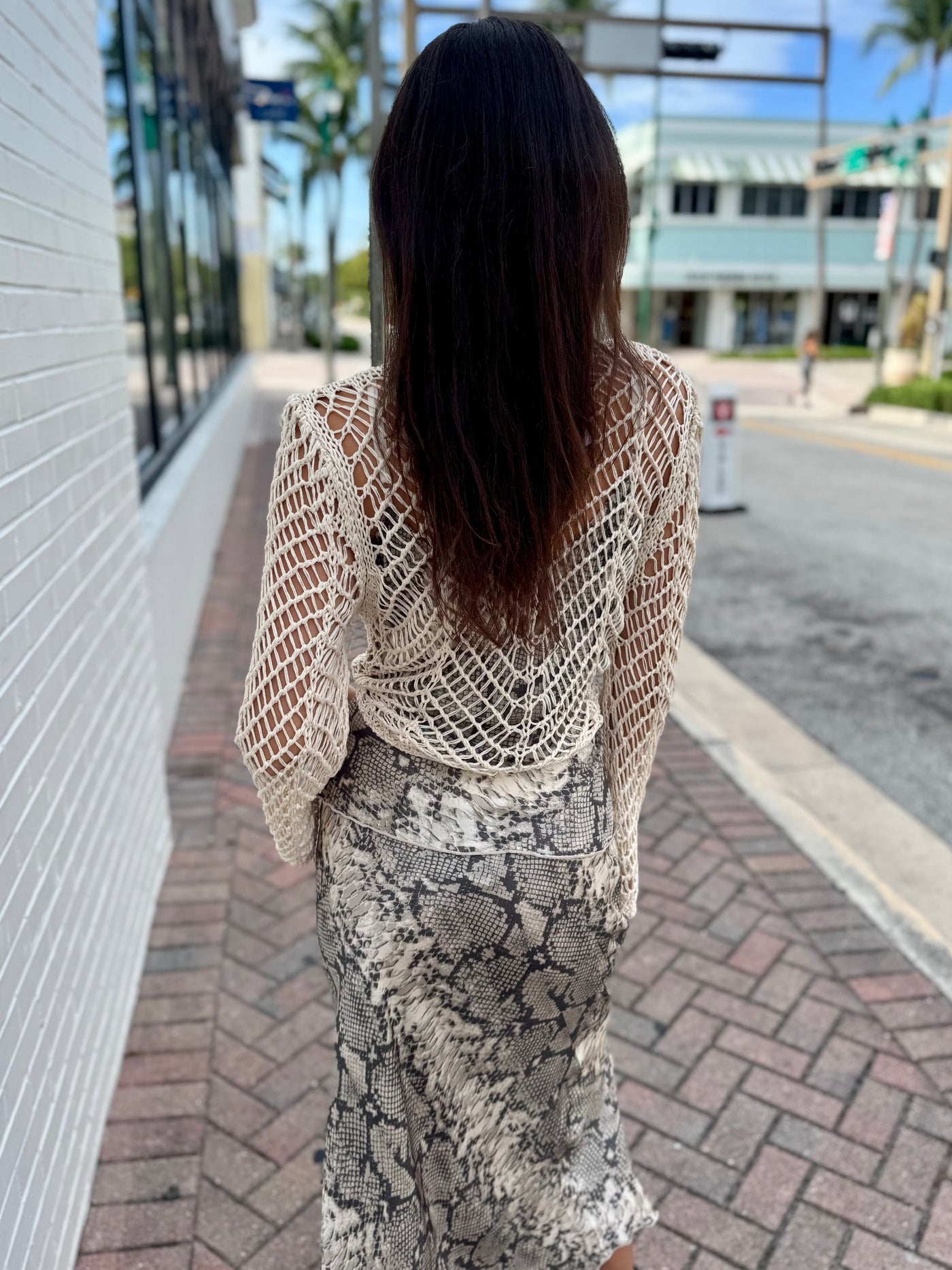 Cancun Crochet Tie Top