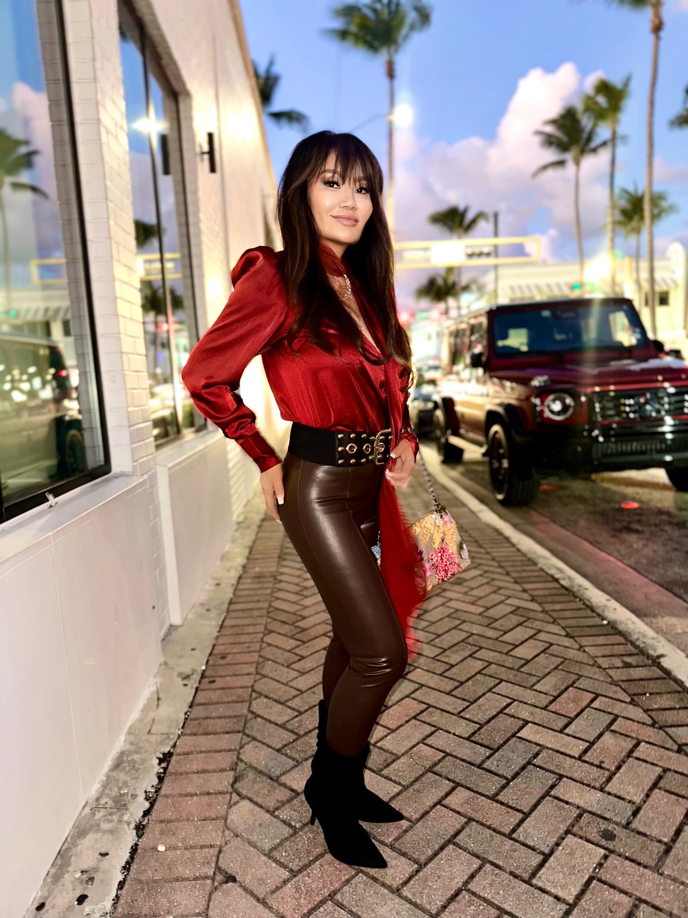 Celeste Drape Scarf Top