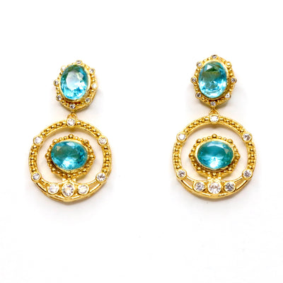 Celeste Orbit Drop Earrings