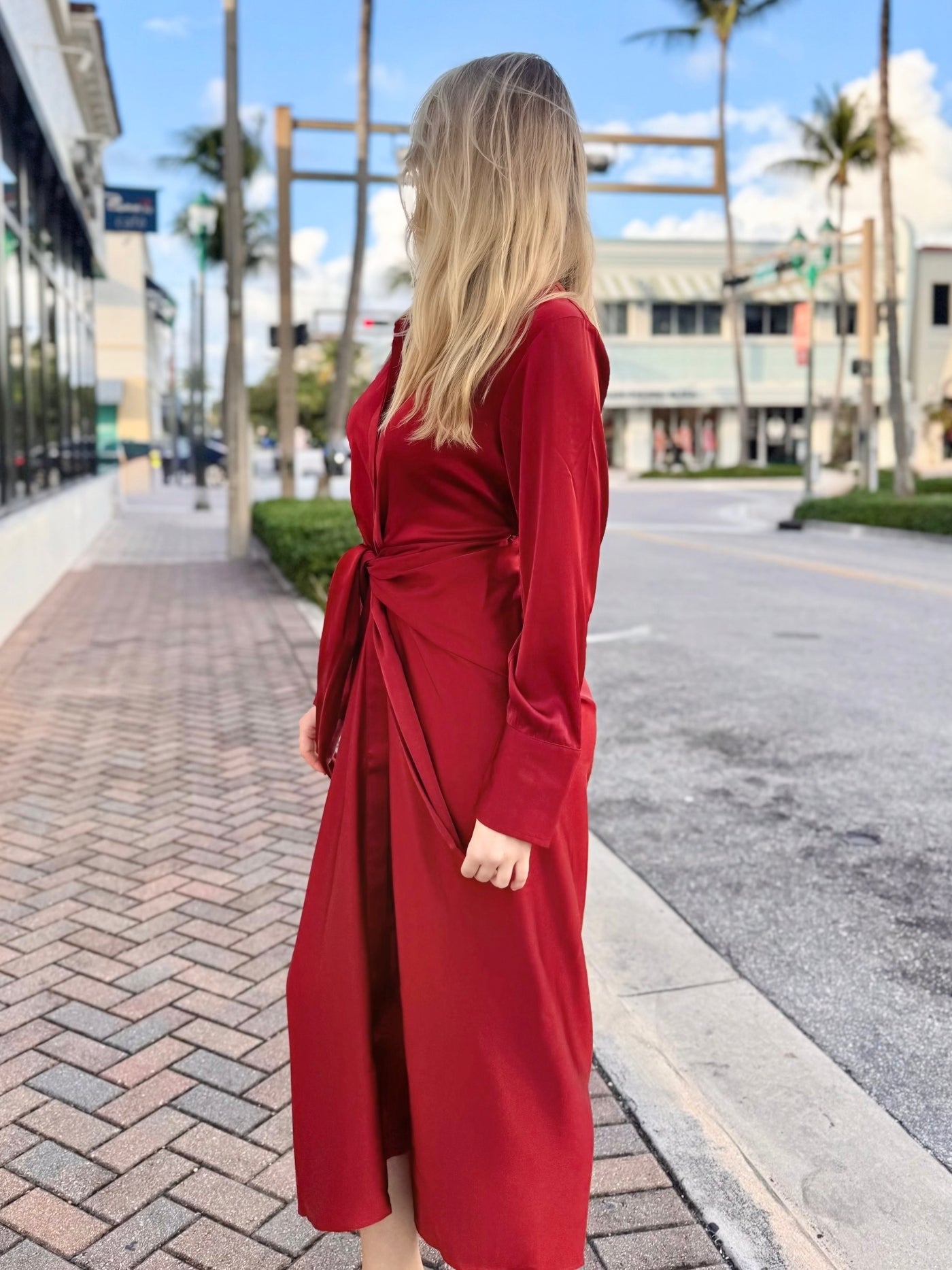 Celeste Wrap Maxi Dress