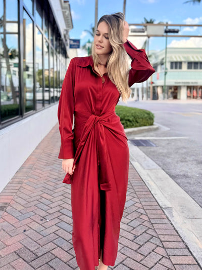 Celeste Wrap Maxi Dress