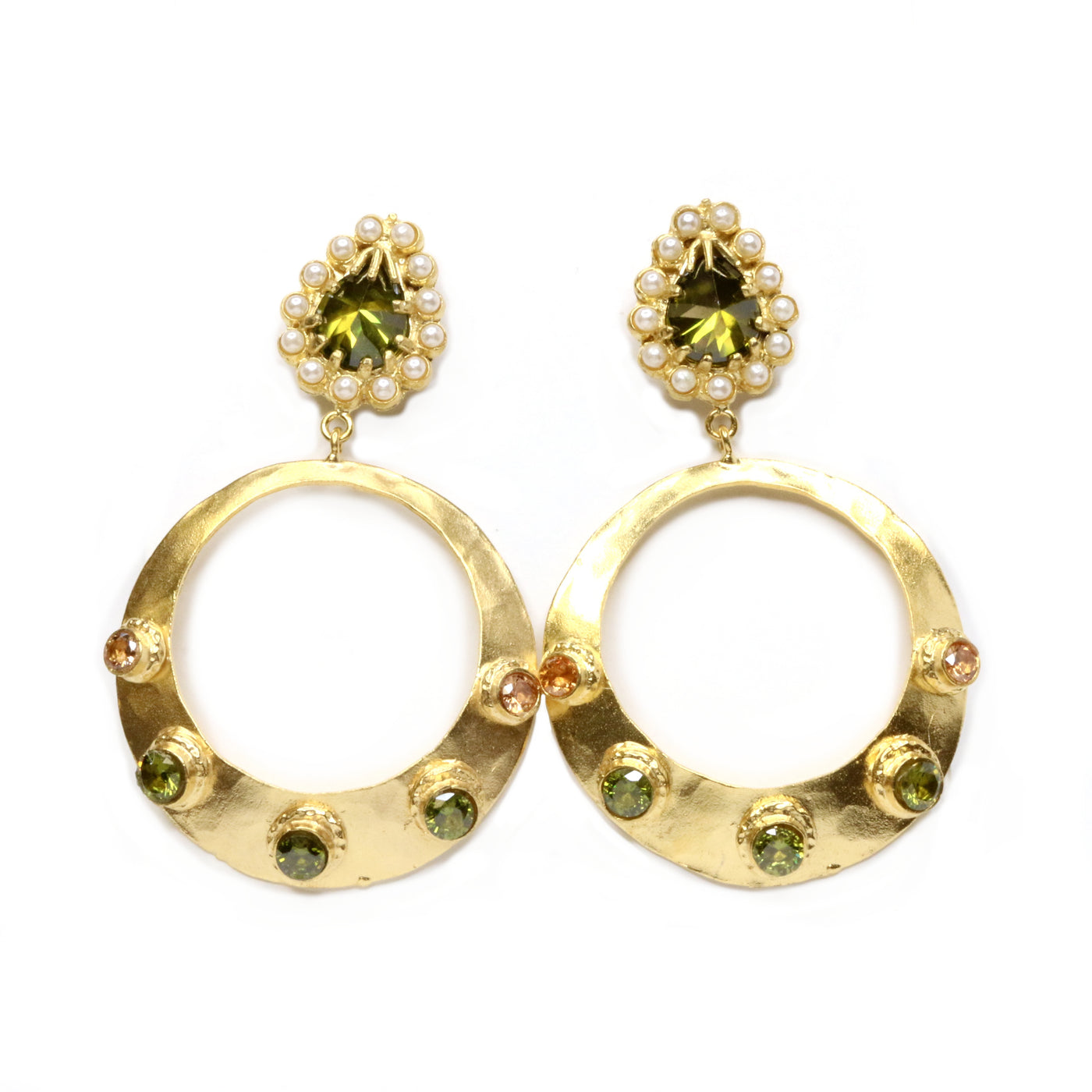 Celestial Enchant Hoop Earrings