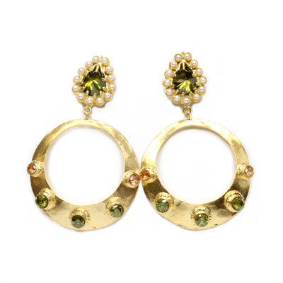 Celestial Enchant Hoop Earrings