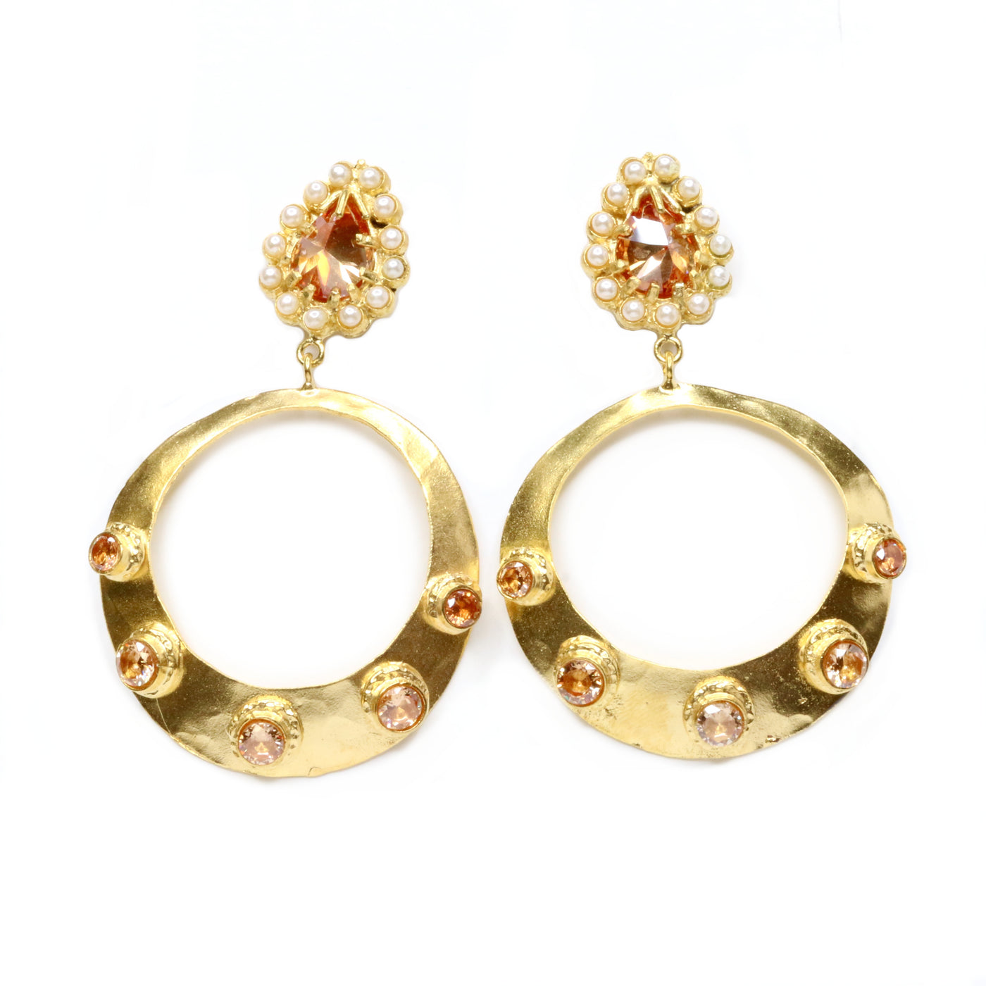 Celestial Enchant Hoop Earrings