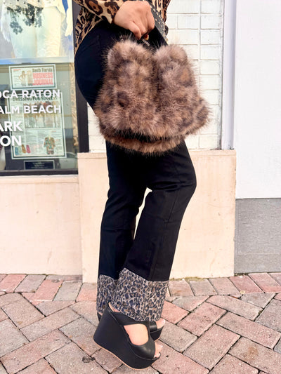 Chelsea Cheetah Mini Bucket Bag