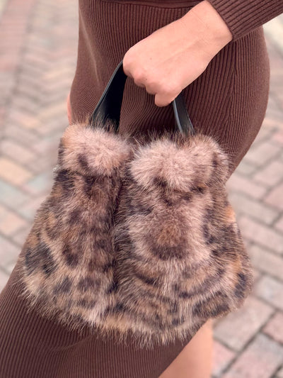 Chelsea Cheetah Mini Bucket Bag