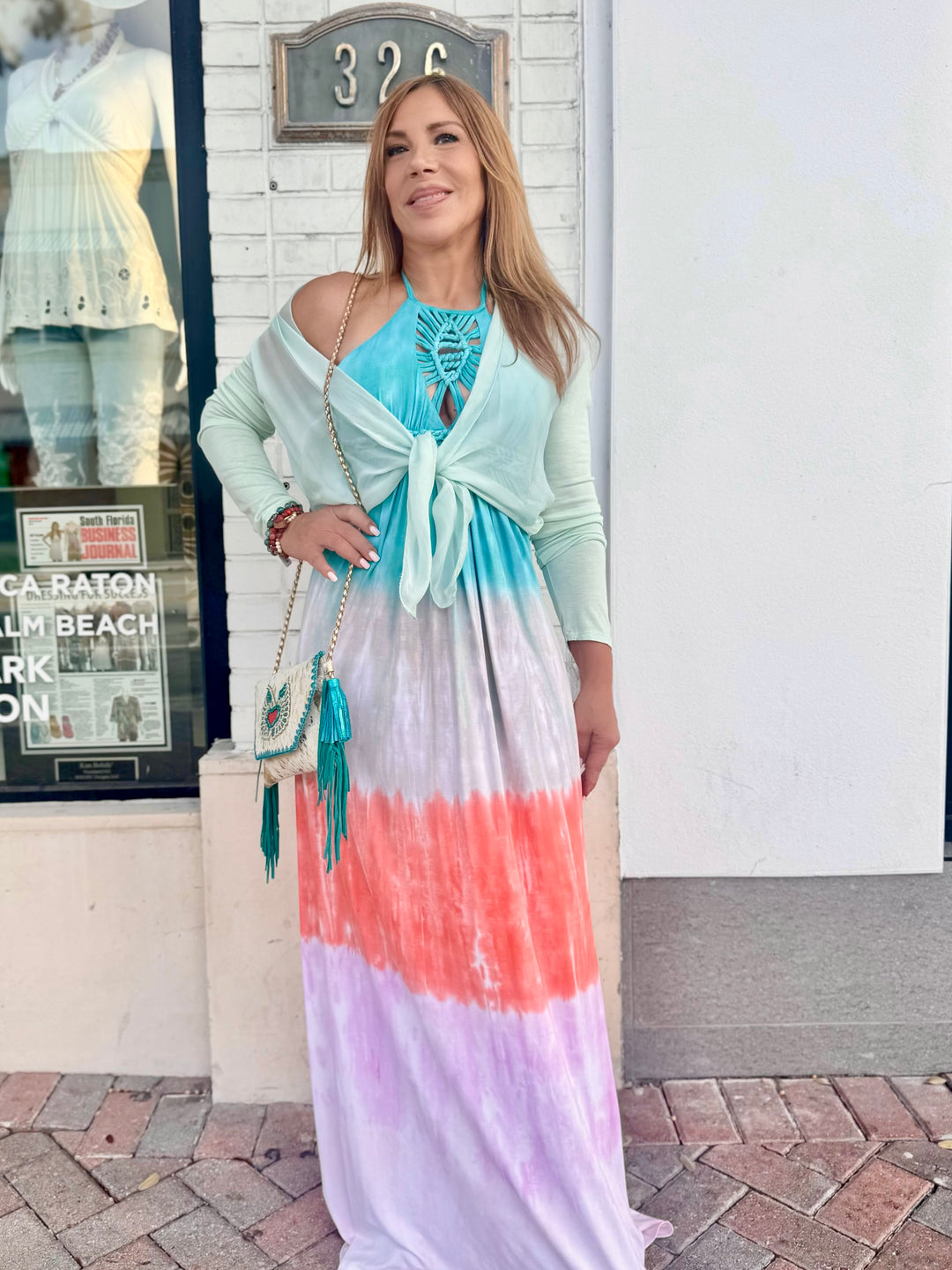Coastal Mirage Maxi Dress Medium