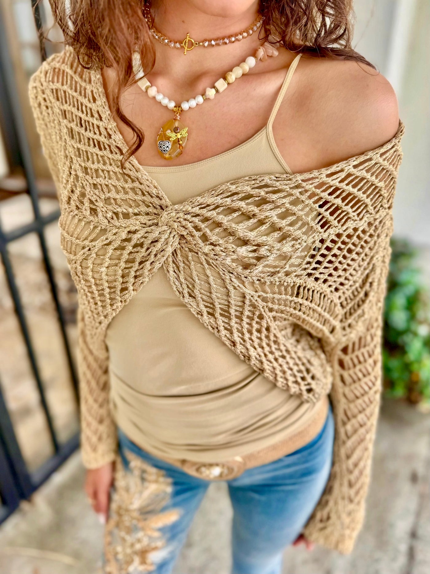 Cyprus Crochet Twist Top