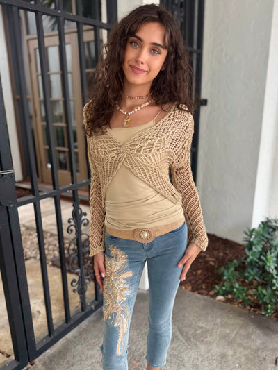 Cyprus Crochet Twist Top