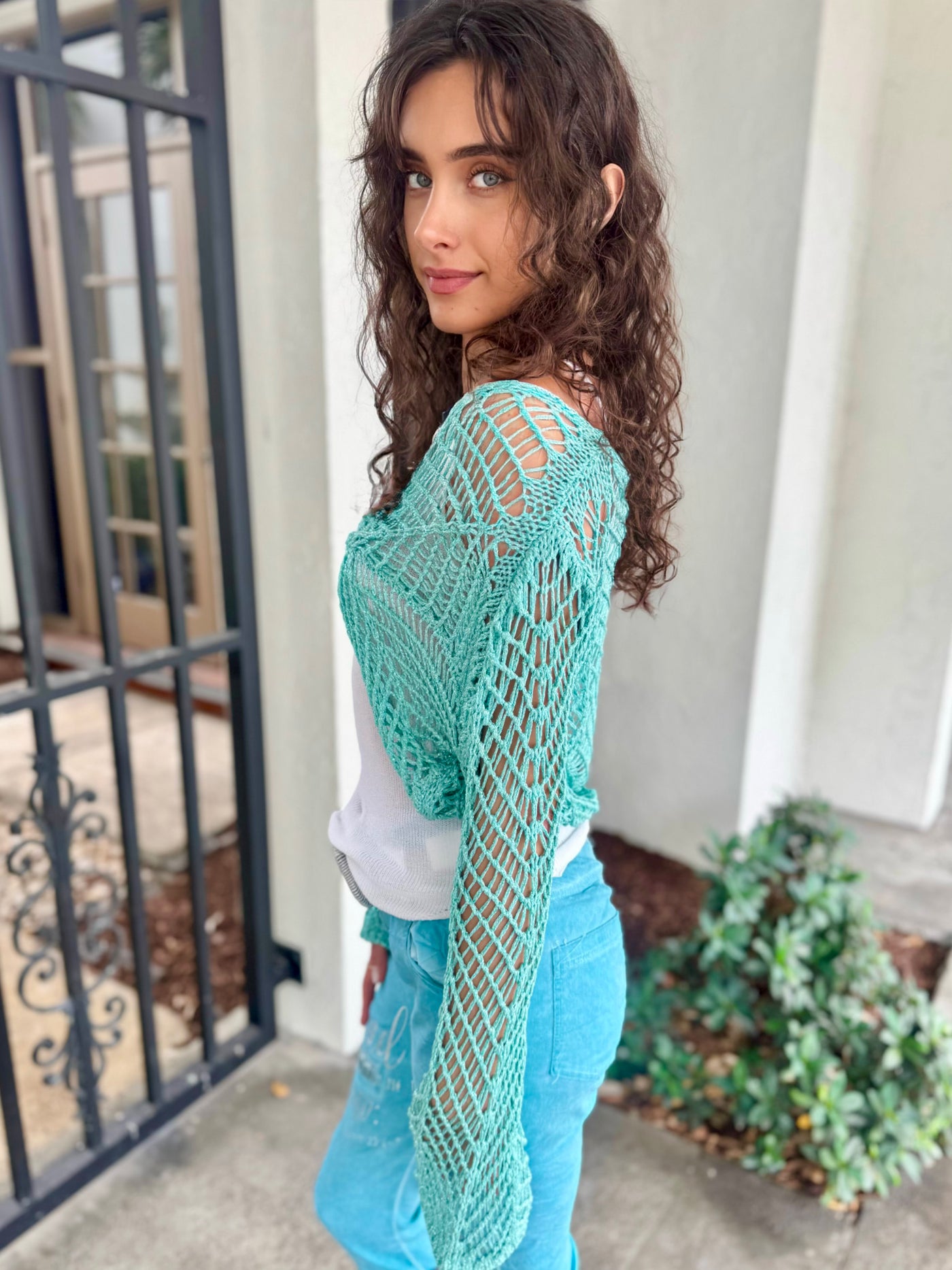 Cyprus Crochet Twist Top