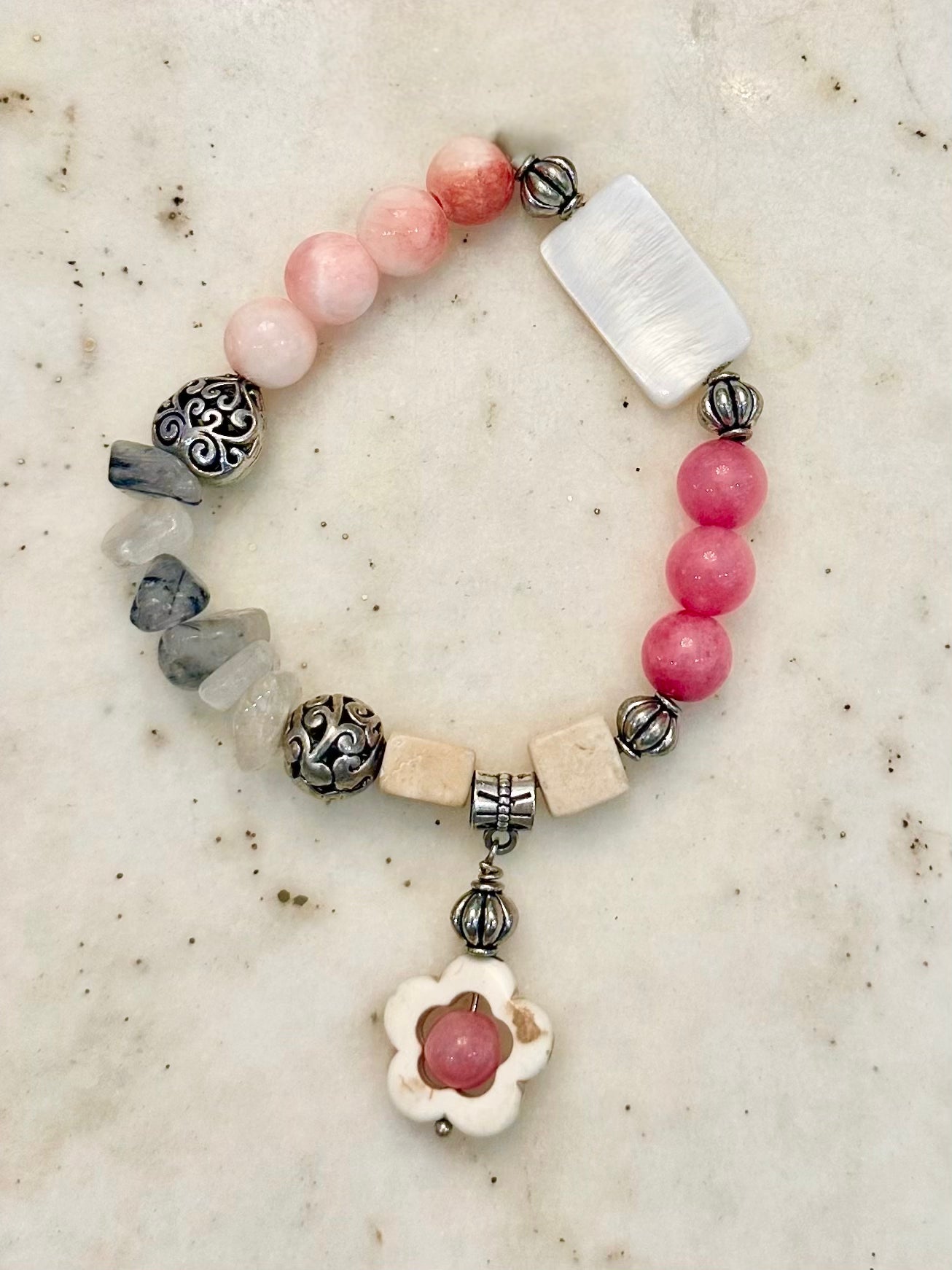 Delinah Daisy Stretch Bracelet