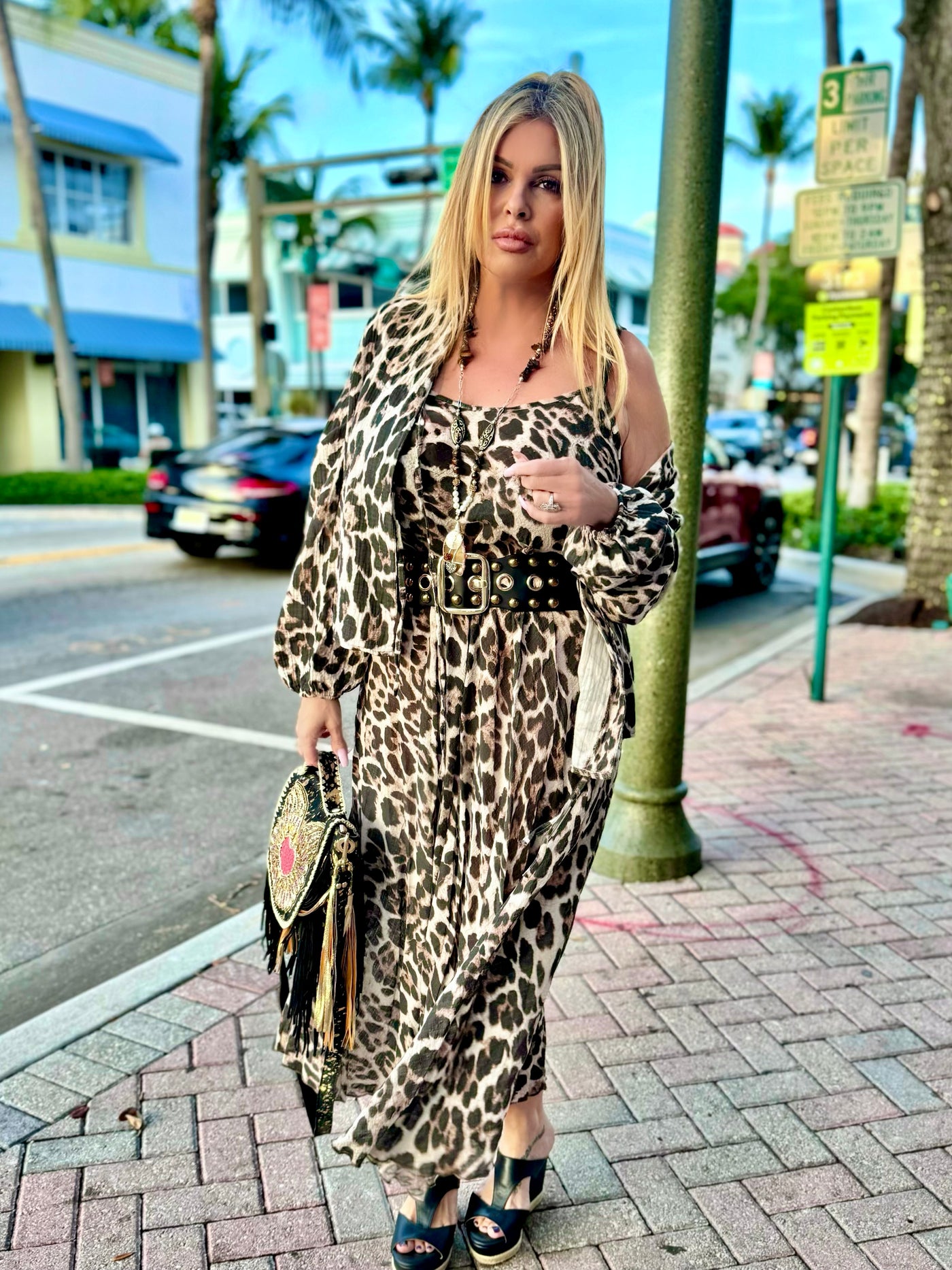 Denise Stretch Buckle Belt