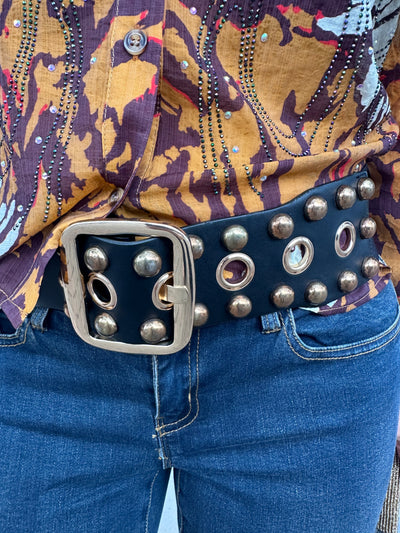 Denise Stretch Buckle Belt