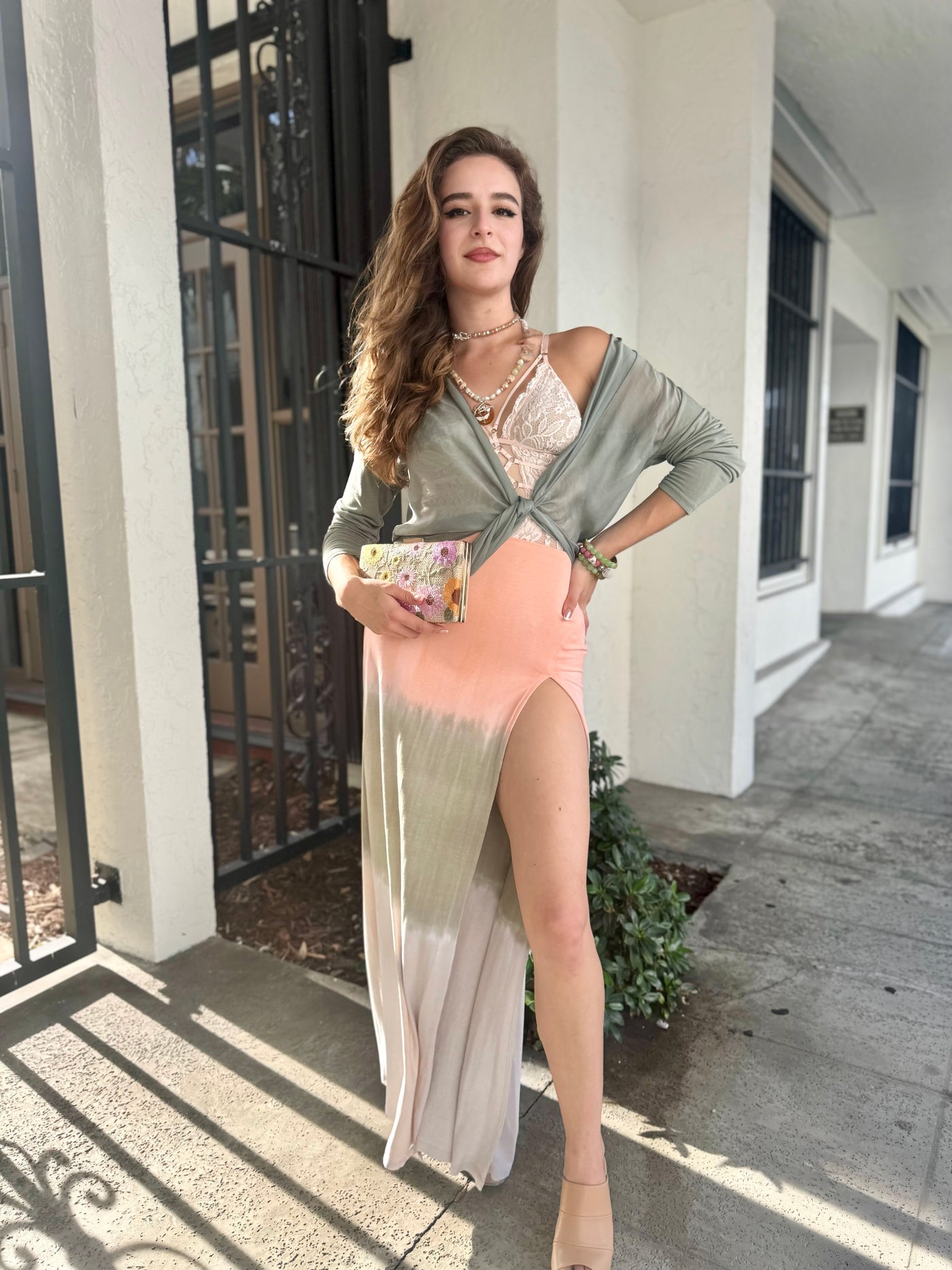 chinese dress ladies PRE ORDER: Desert Rose Cotton Maxi Dress – 100% Cotton – Made in USA