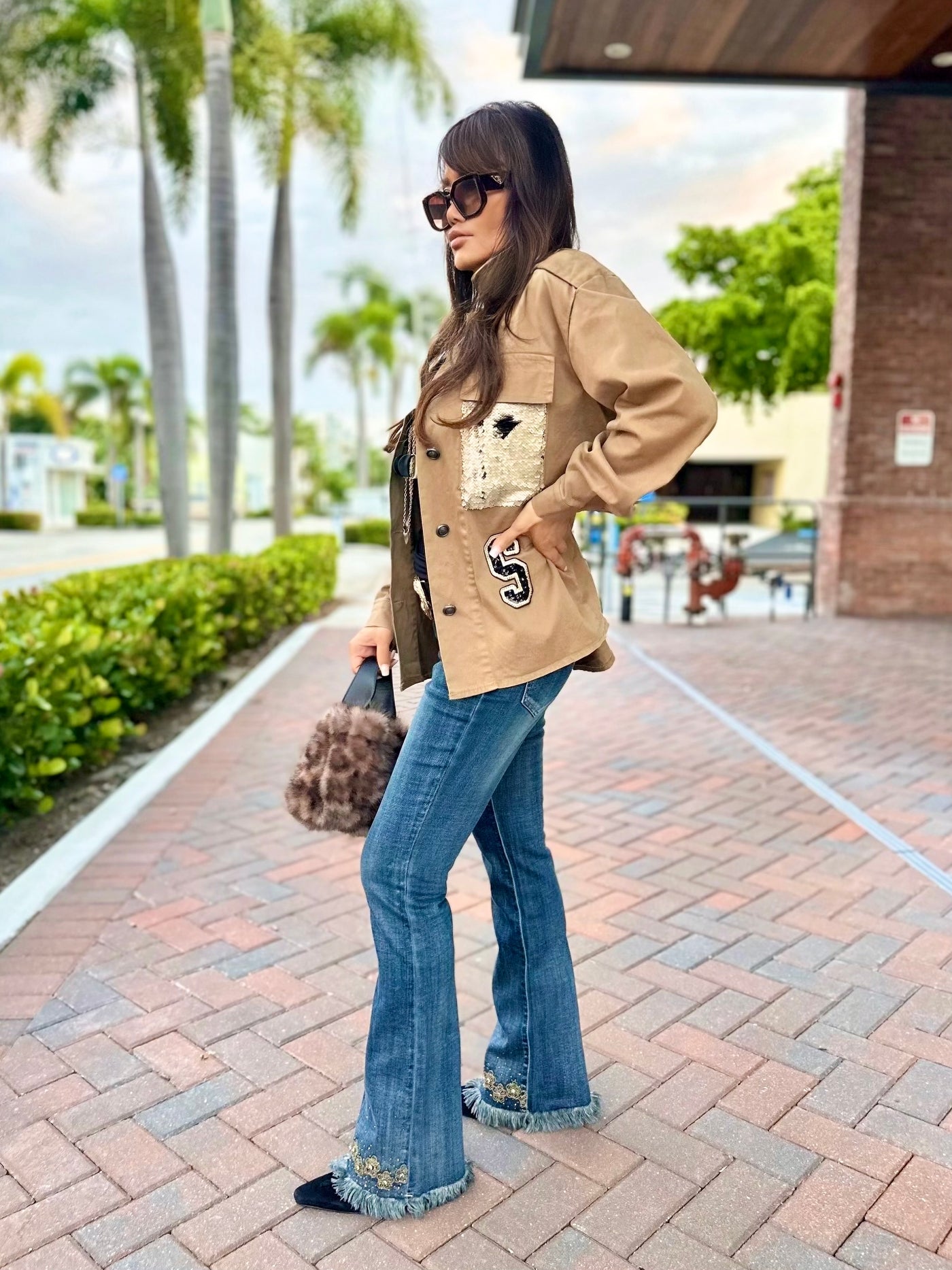 Edge Revival Distressed Hem Jeans