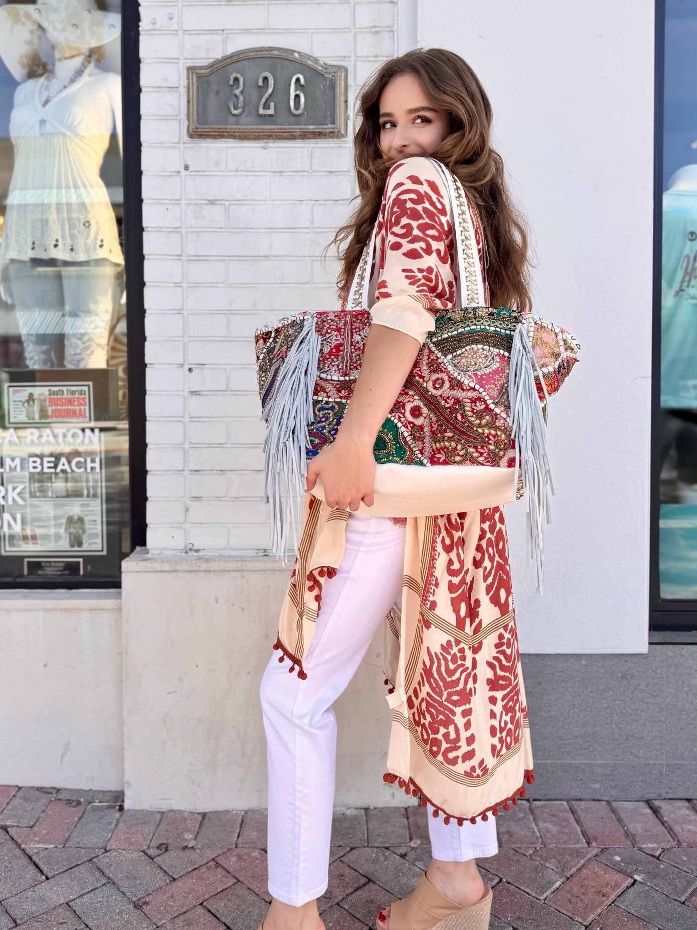 Eva Embellished Stretch Jeans