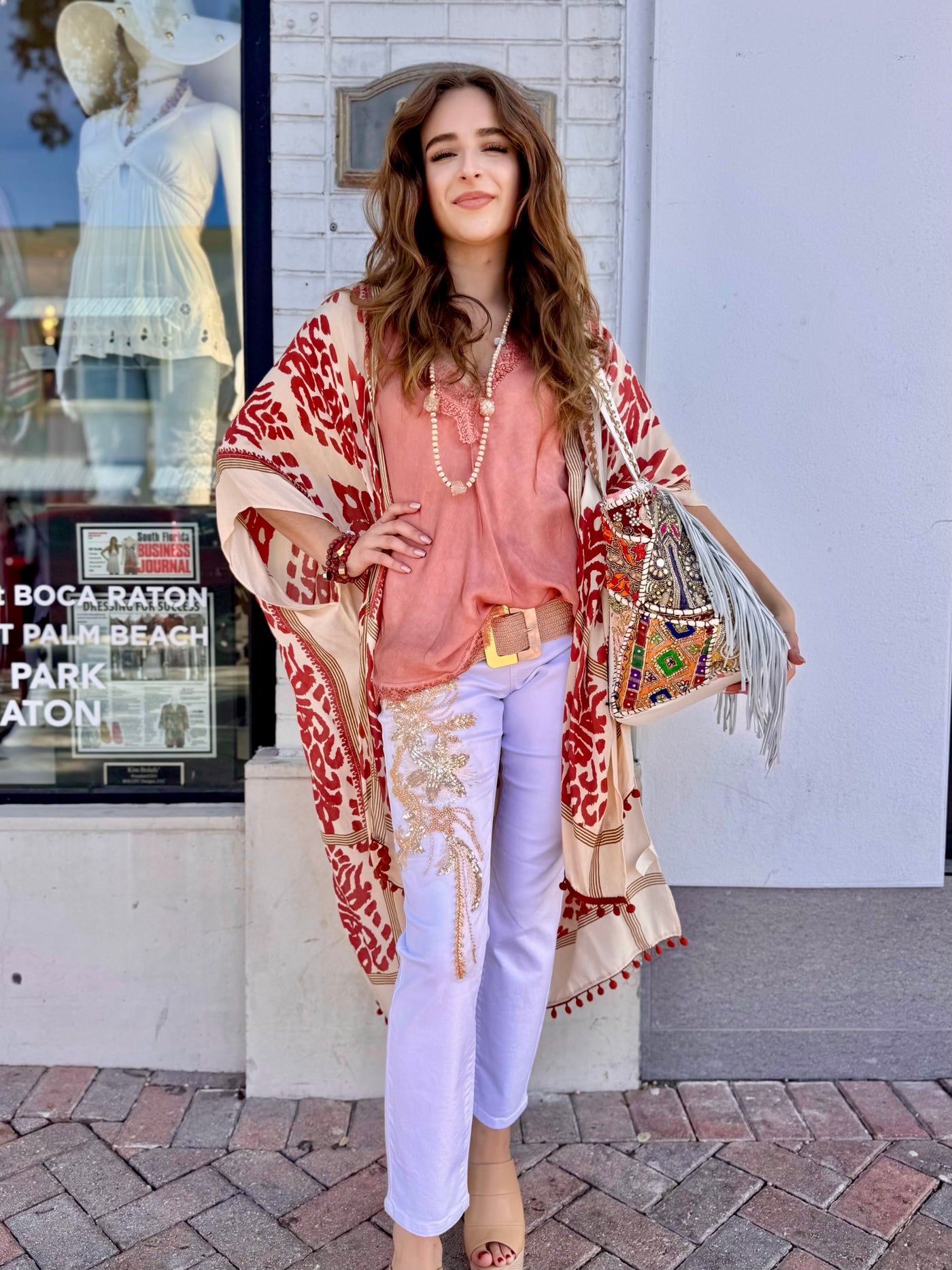 Eva Embellished Stretch Jeans