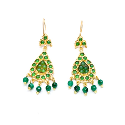Festival Bloom Beaded Drop Earring