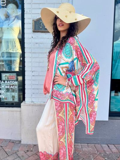 Gianna Silk Blend Top and Pants Set