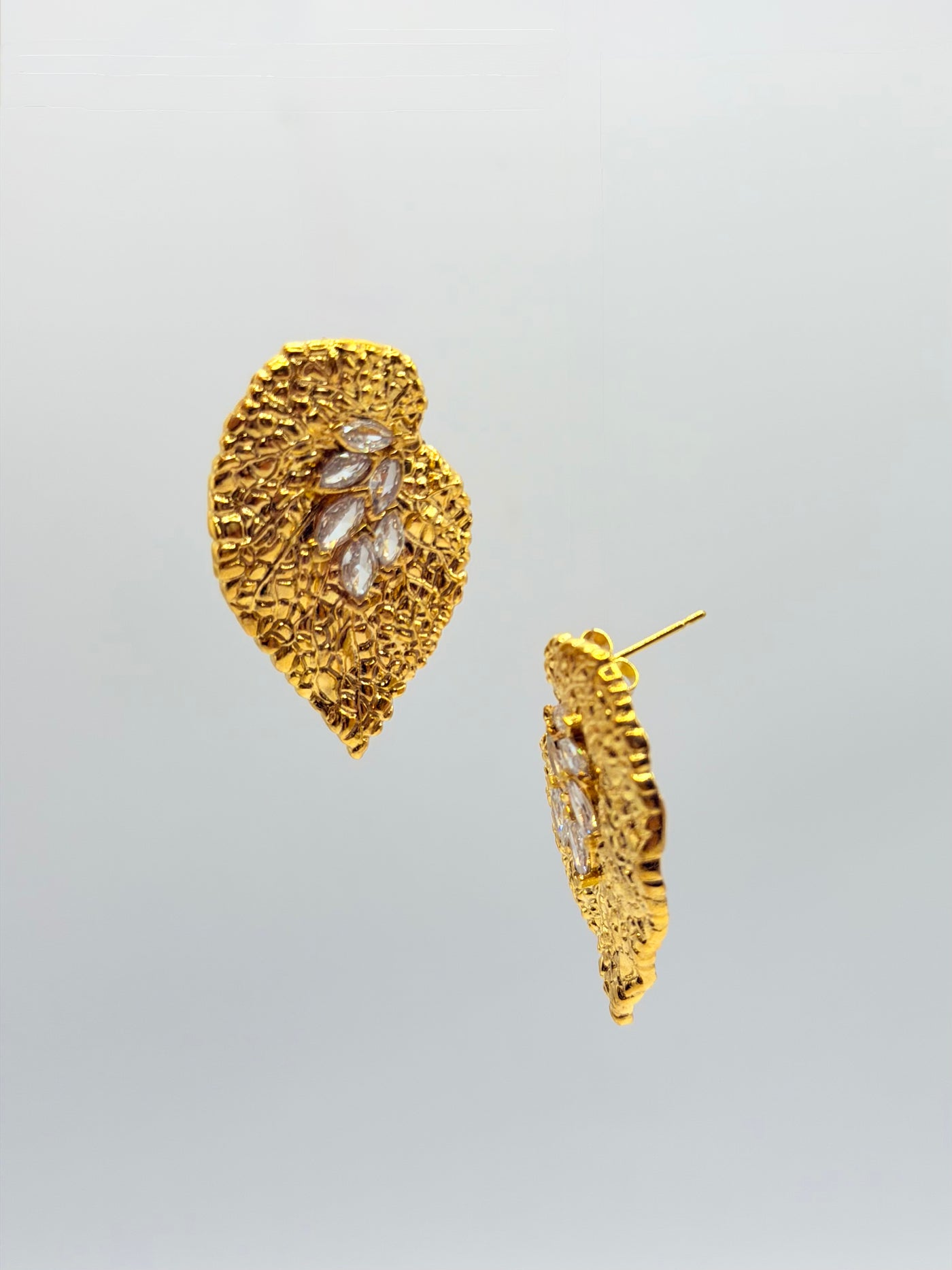 Gilded Petal Luxe Earrings