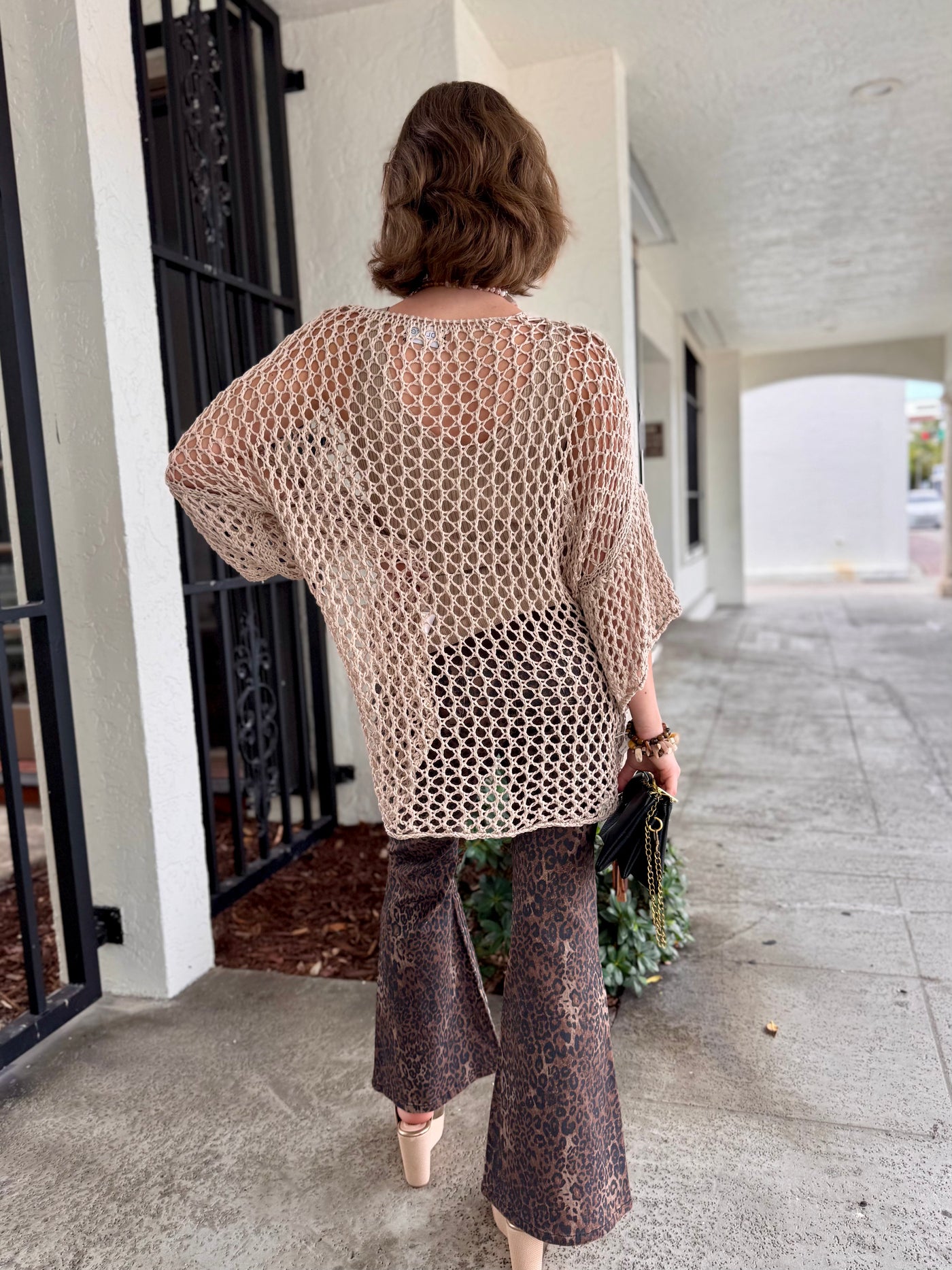 Glitter Star Crochet Top